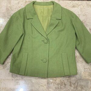 Green vintage blazer